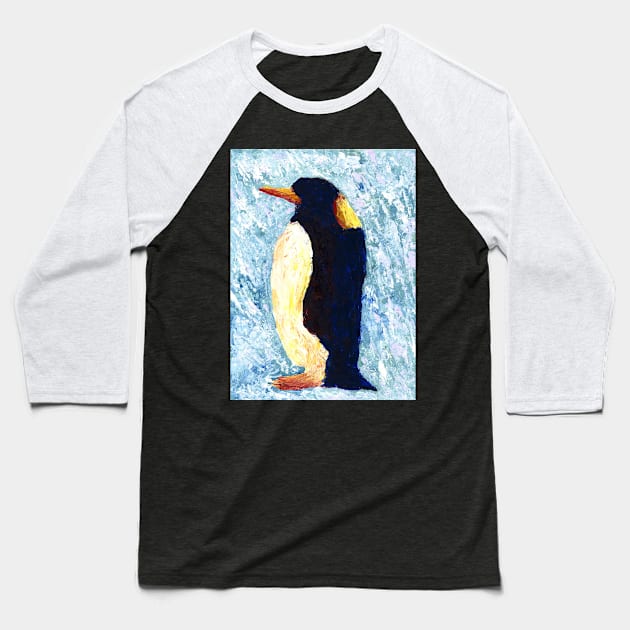 Penguin Baseball T-Shirt by hannahnking